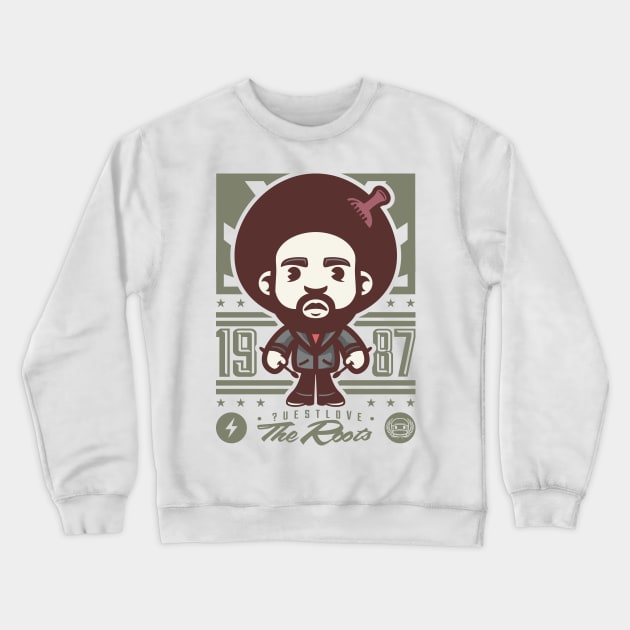 Questlove Crewneck Sweatshirt by KDNJ